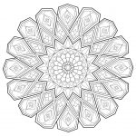 Coloriage Madala Nice Relaxing Mandala With Beautiful Patterns Difficult