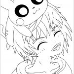 Coloriage Manga Garçon Nice Kawaii Pikachu Et Heureux Garcon Coloriage Kawaii