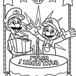 Coloriage Mario Bros U Luxe Kleurplaat Mario Kart 8