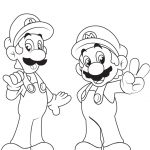 Coloriage Mario Bros U Meilleur De Bovenste Deel Kleurplaat Mario Luigi