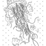 Coloriage Méduse Nice Adult Coloring Page Animals Jellyfish 1 Jeffersonclan