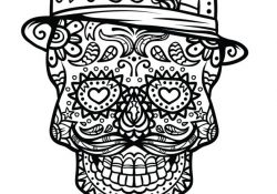 Coloriage Mexicain Inspiration 215 Best Images About Sugar Skulls Day Of the Dead