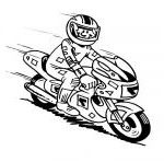 Coloriage Moto Course Frais Coloriage Playmobil Moto Dessin