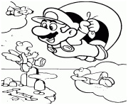 Coloriage Parachute Nice Coloriage Mario à Imprimer Gratuit Sur Coloriagefo