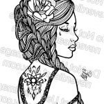 Coloriage Pin Up Unique Digital Download Print Your Own Coloring Book Outline Page