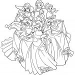 Coloriage Pricesse Élégant Disney Princess Coloring Pages For Adults At Getcolorings
