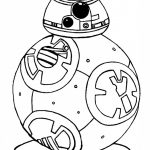 Coloriage Star Wars 7 Nouveau A Coloring Of The New Star Wars Robot Bb8 Coloring
