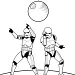 Coloriage Stormtrooper Génial Dancing Stormtroopers Coloring Page Free Coloring Pages