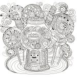 Coloriage Sucrerie Frais Mandala Coloring Pages Image By Gena Andreano On Coloring