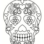 Coloriage Tete De Mort Mexicaine A Imprimer Nice Coloriage Tête De Mort Mexicaine 20 Dessins à Imprimer