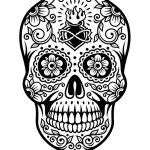 Coloriage Tete De Mort Mexicaine A Imprimer Nice Pin On Skull Coloring Pages