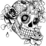Coloriage Tete De Mort Mexicaine A Imprimer Nouveau 20 Meilleures Images Du Tableau Dessin Tete De Mort En