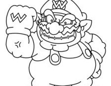 Coloriage Wario Unique Coloriage Mario à Imprimer Des Dessins Gratuits Du Jeu Vidéo