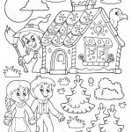 Hansel Et Gretel Coloriage Génial Livre De Coloriage Hansel Et Gretel 1 — Image Vectorielle