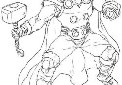 Thor Coloriage Nice Thor Of asgard Coloring Pages