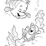 Arielle Coloriage Nice The Little Mermaid To Color For Children The Little