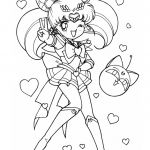 Chibi Coloriage Nouveau Chibi Clin D Oeil Est Un Coloriage De Sailor Moon
