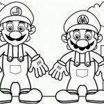 Coloriage A Imprimer Mario Inspiration Coloriage A Imprimer Luigi Et Mario Gratuit Et Colorier