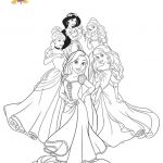 Coloriage À Imprimer Princesse Élégant Coloriage Princesse Disney à Imprimer En Ligne