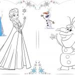 Coloriage A Imprimer Reine Des Neiges Nouveau Coloriage Olaf Et Elsa Reine Des Neiges Disney 2018 Dessin