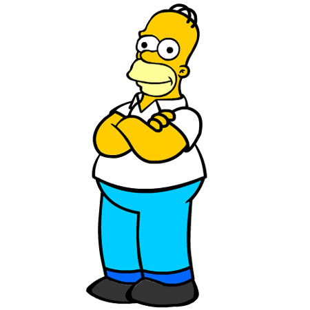 Coloriage À Imprimer Simpson Élégant Coloriage Homer Simpson A Imprimer