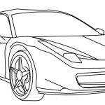 Coloriage À Imprimer Voiture De Course Élégant Coloriage Voiture De Course Ferrari Dessin Dessin à