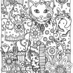 Coloriage Adulte Difficile Élégant 90 Best Zentangled Cats Images On Pinterest