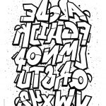 Coloriage Alphabet À Imprimer Inspiration Coloriage Alphabet Graffiti Momes