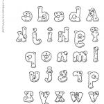 Coloriage Alphabet Maternelle Élégant Alphabet De Noël à Colorier Motif Boule De Neige Tête