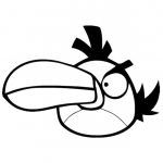 Coloriage Angry Bird Nouveau L Oiseau Boomerang Est Un Coloriage De Angry Birds
