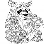 Coloriage Anti Stress Animaux Cerf Génial Coloriage Panda Anti Stress À Imprimer Sur Coloriages Avec
