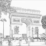 Coloriage Arc De Triomphe Nouveau Coloriage Arc De Triomphe2 à Imprimer Pour Les Enfants