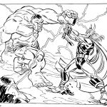Coloriage Avengers Hulk Frais Coloriage Avengers Thor Vs Hulk Dessin