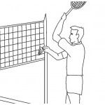 Coloriage Badminton Nouveau Coloriage Badminton Gratuit à Imprimer