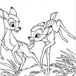 Coloriage Bambi Frais Coloriage Bambi Et Ses Amis