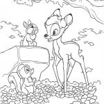 Coloriage Bambi Inspiration Coloriage Bambi Parle Avec Fleur Et Panpan Dessin Gratuit