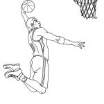 Coloriage Basket Inspiration Coloriage Basketball Dunk Dessin Gratuit à Imprimer