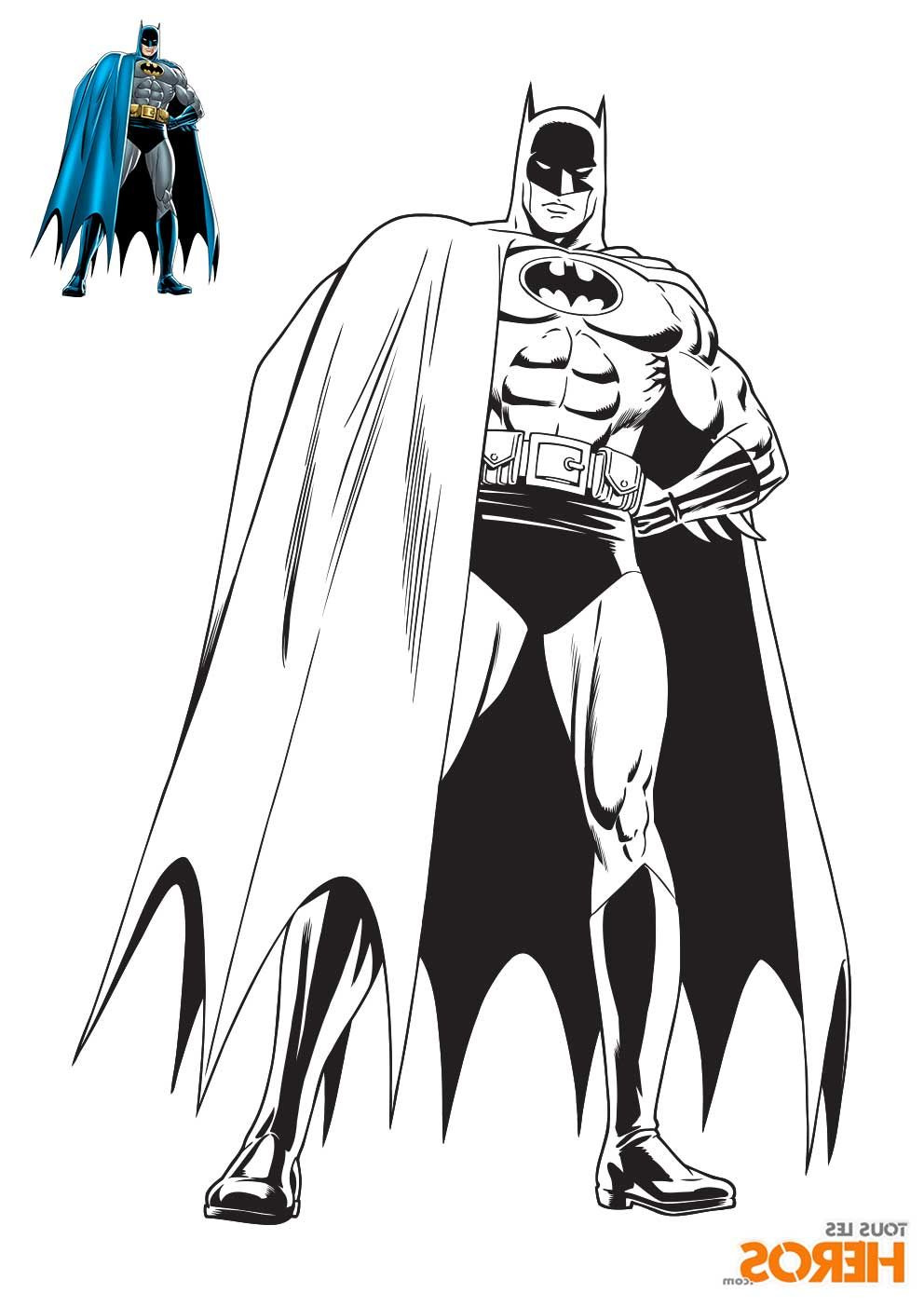 Coloriage Batman Nouveau Découvrez Les 5 Coloriages Batman De Tous Les Héros Dans