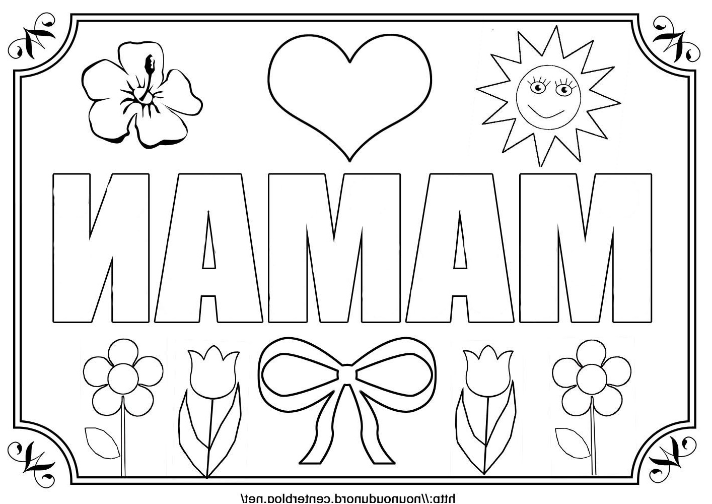 Coloriage Bonne Fête Maman Frais Nounoudunord Bricolages Avec Les Enfants Page 201