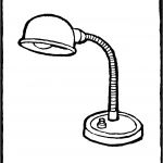 Coloriage Bureau Luxe Lampe De Bureau Kiddicoloriage