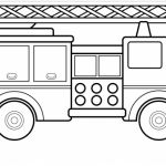 Coloriage Camion Pompier Élégant Camion De Pompier Transport – Coloriages à Imprimer