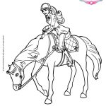 Coloriage Cavalier Génial Dessin Equitation Cheval