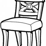 Coloriage Chaise Meilleur De Coloring Pages Kitchen Chair Other Furnitures Free