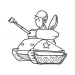 Coloriage Char Nice Coloriage Tank Et Soldat Drôle Dessin Gratuit à Imprimer