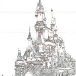 Coloriage Chateau Disney Inspiration Le Chateau De Disneyland Paris by Noveryss On Deviantart