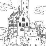 Coloriage Chateau Fort Inspiration Coloriage Chateau Coloring Knights