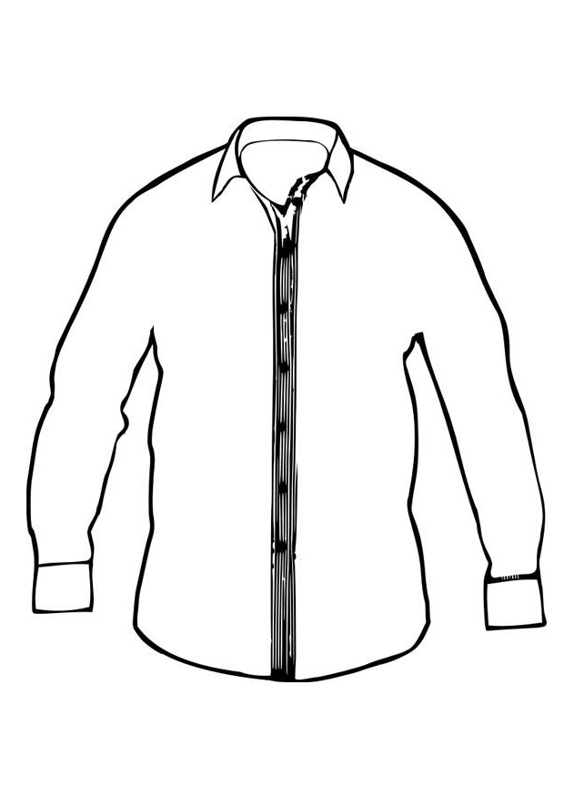 Coloriage Chemise Luxe Dibujo Para Colorear Camisa Img
