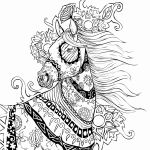 Coloriage Cheval Mandala Inspiration Coloriage Incroyable Cheval Mandala Adulte Jecolorie