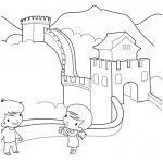 Coloriage Chine Nice Coloriage Muraille De Chine Club Kinder