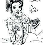 Coloriage Chinoise Nice Chinese Girl Coloring Pages At Getcolorings